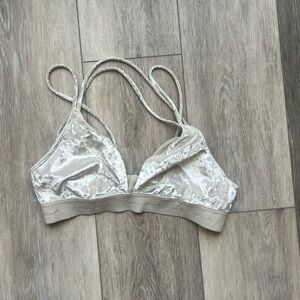 Velvet Bralette in Cream by PINK Victoria's Secret